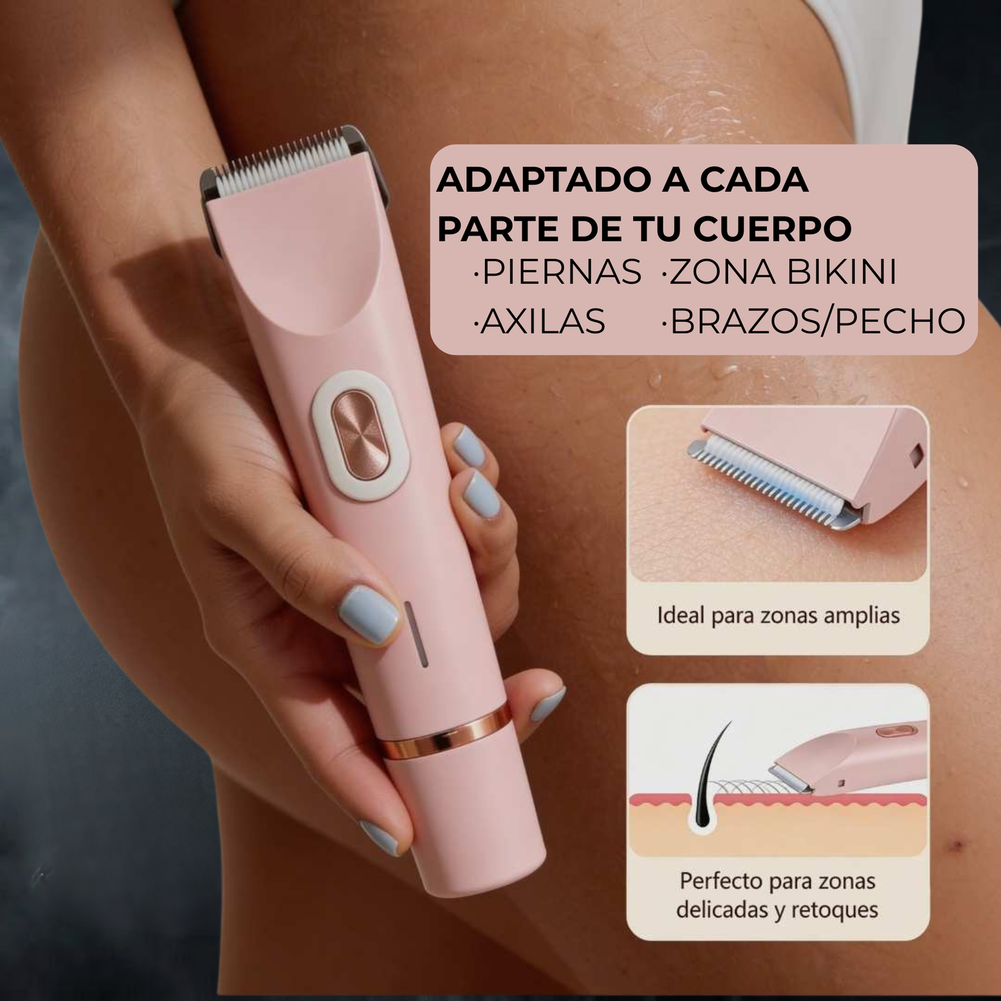Rasuradora Zeni Dermacare Antifoliculitis (2 en 1)