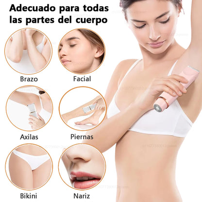 Electric Shaver for Woman Double Head Dual Purpose Female Razor Body Epilator Leg Underarm Bikini Electric Hair Remover Trimmer