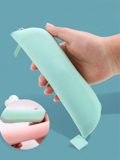 Silicone Makeup Bag, Makeup Accessories, Tools, Cosmetics Storage Bag, Dustproof, Portable