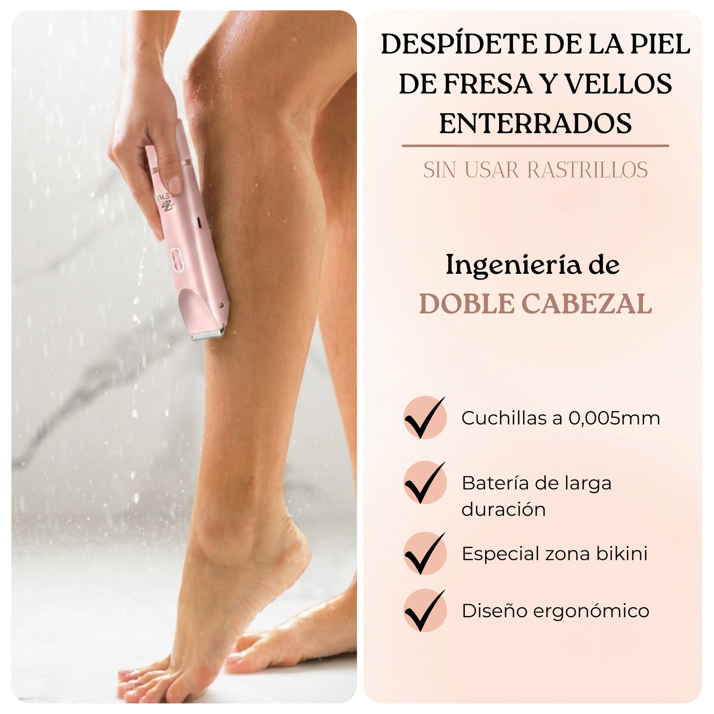 Rasuradora Zeni Dermacare (2 en 1)
